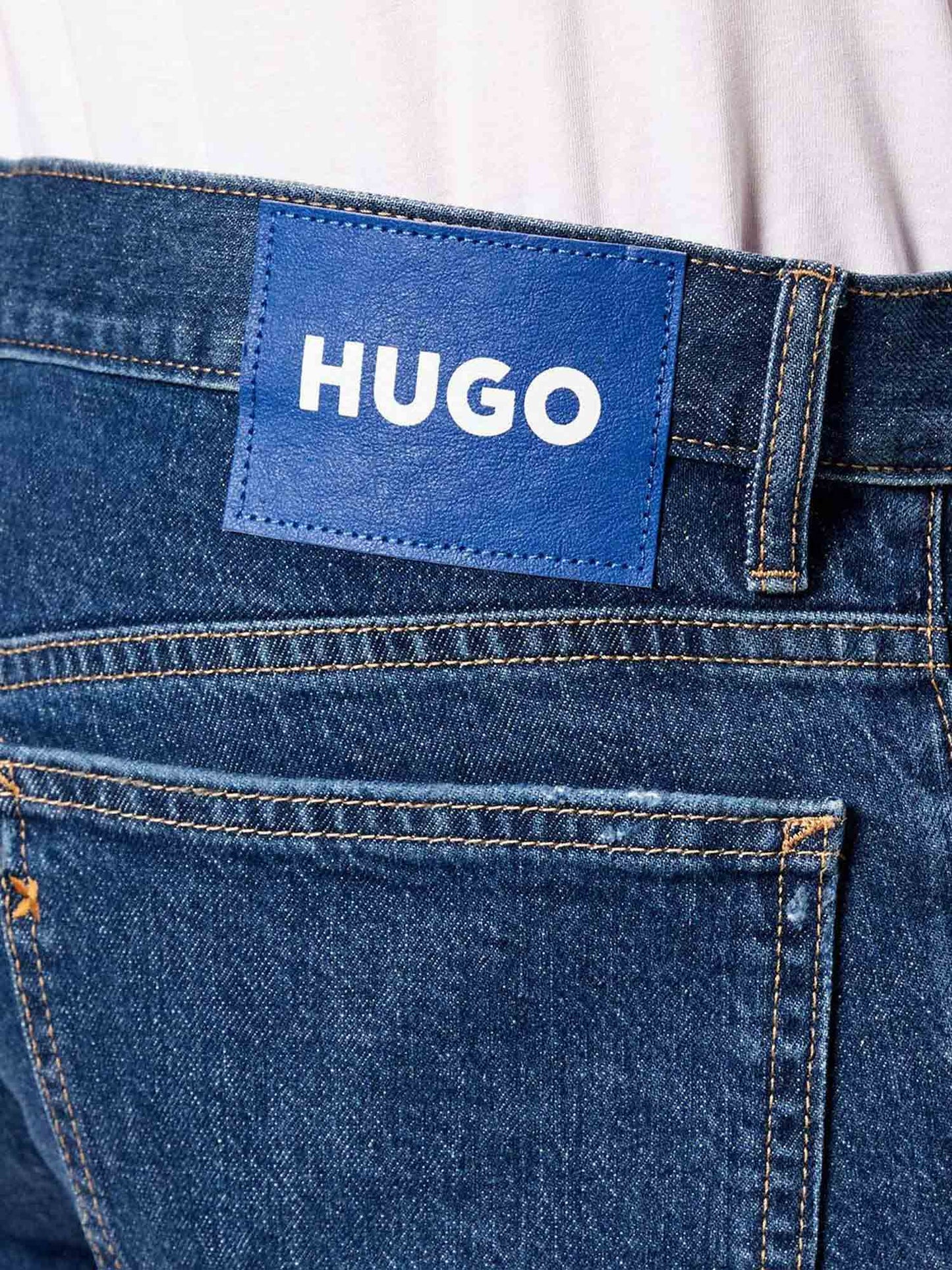 HUGO - Jeans Straight Leg Fit De Hombre