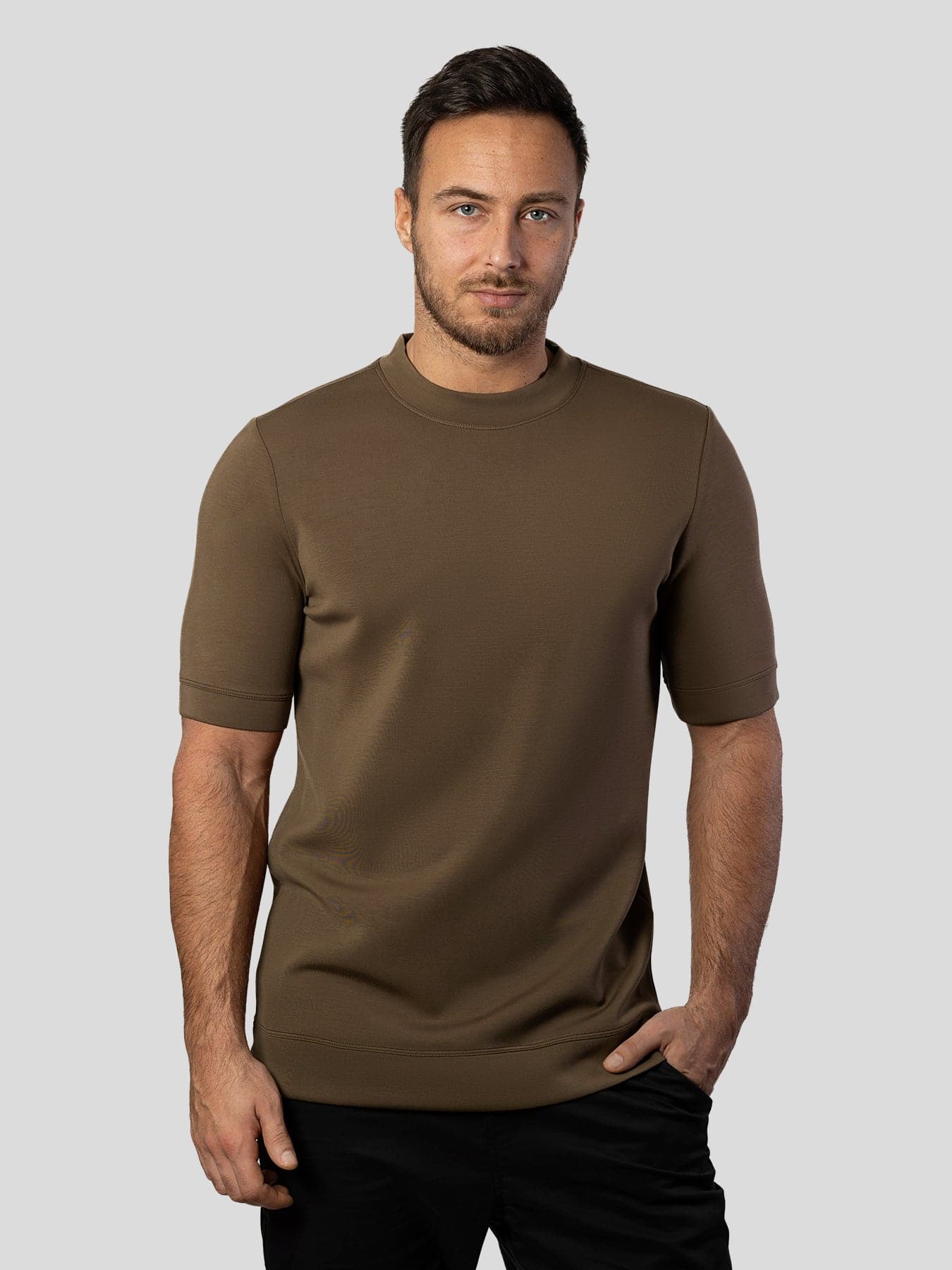 Nicolás - Camiseta de Manga Corta Slim Fit en Modal