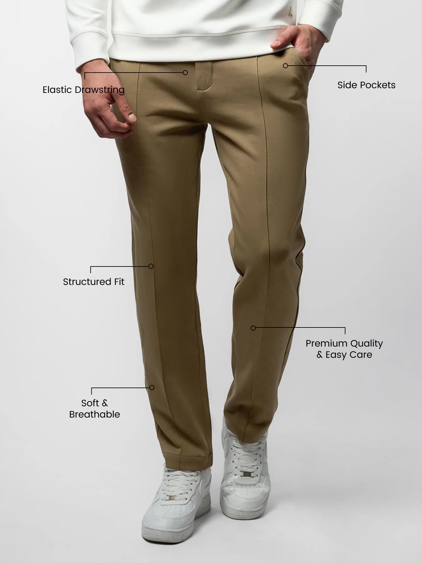 Adriel - Pantalón Smart Casual CozySpacer