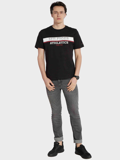 Tommy Hilfiger – Camiseta Athletics Regular Fit De Hombre