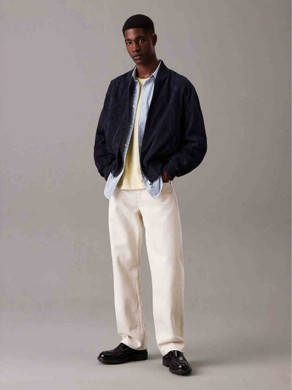 Calvin Klein - Cazadora Bomber De Ante De Hombre