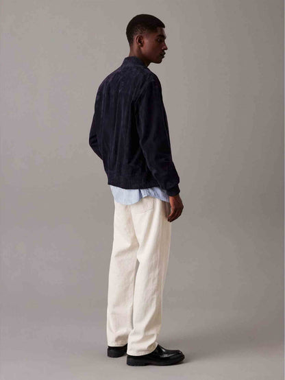 Calvin Klein - Cazadora Bomber De Ante De Hombre