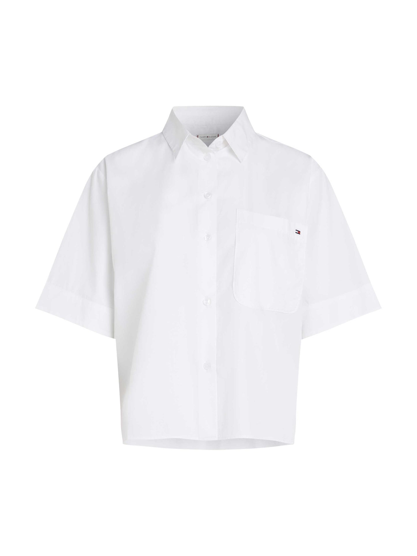 Tommy Hilfiger – Camisa Popelina Boxy Fit De Mujer