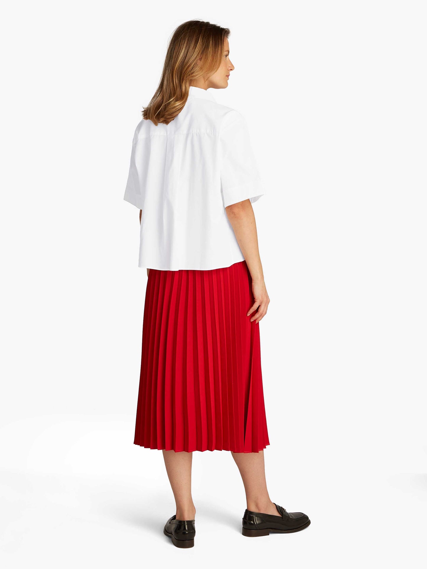 Tommy Hilfiger – Camisa Popelina Boxy Fit De Mujer