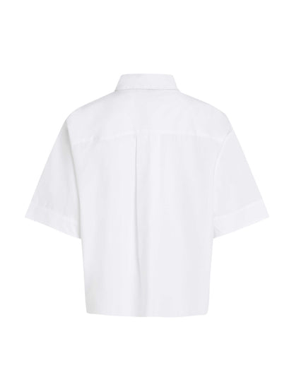 Tommy Hilfiger – Camisa Popelina Boxy Fit De Mujer