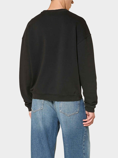 HUGO - Sudadera Oversized De Hombre Con Cuello Redondo