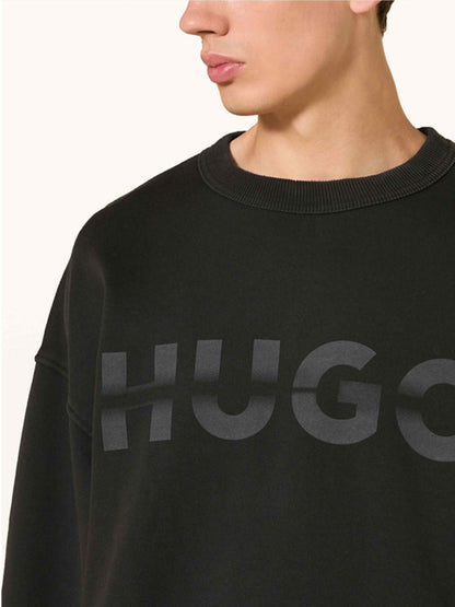 HUGO - Sudadera Oversized De Hombre Con Cuello Redondo