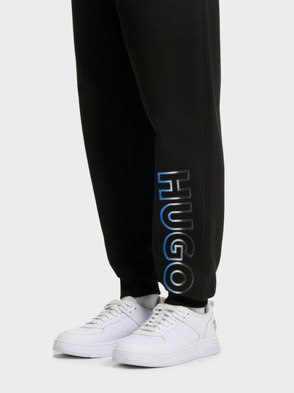 HUGO - Pantalón De Chándal Con Logo Degradado De Hombre En Terry De Algodón