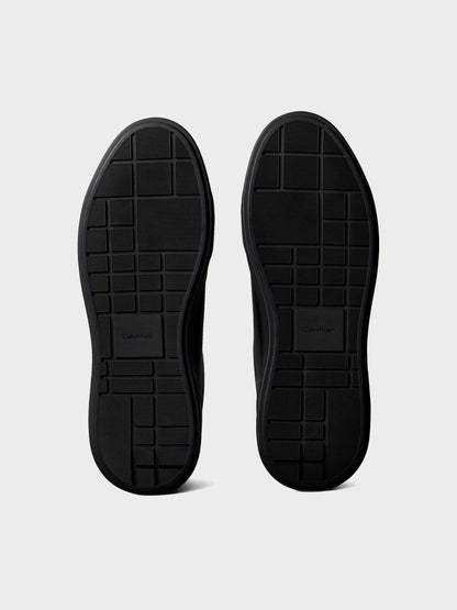 Calvin Klein - Zapatillas De Piel Lisa Con Logo De Hombre